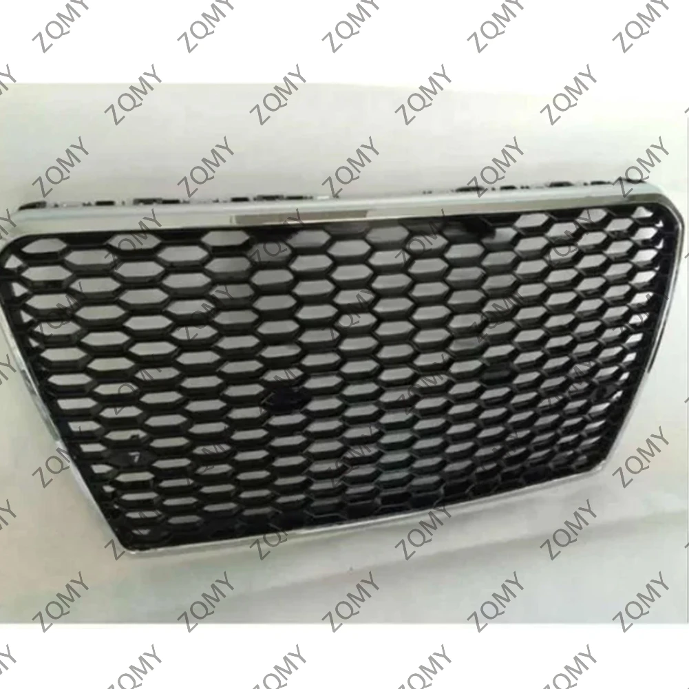 

With/Logo For Audi A7/A7L/S7 2009-2013 2014 2015 Car Front Bumper Grille Centre Panel Styling Upper Grill (Modify RS7 style)