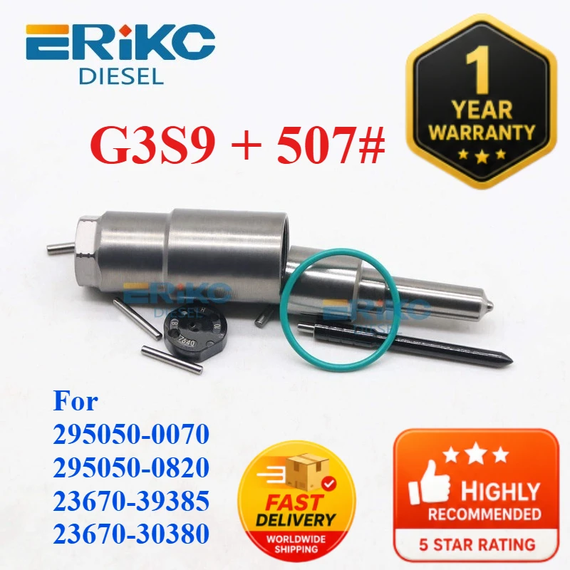 Ремкомплекты дизельных форсунок G3S9, распылительные клапаны 507 #   для 295050-0070 295050-0820 23670-39385 23670-30380