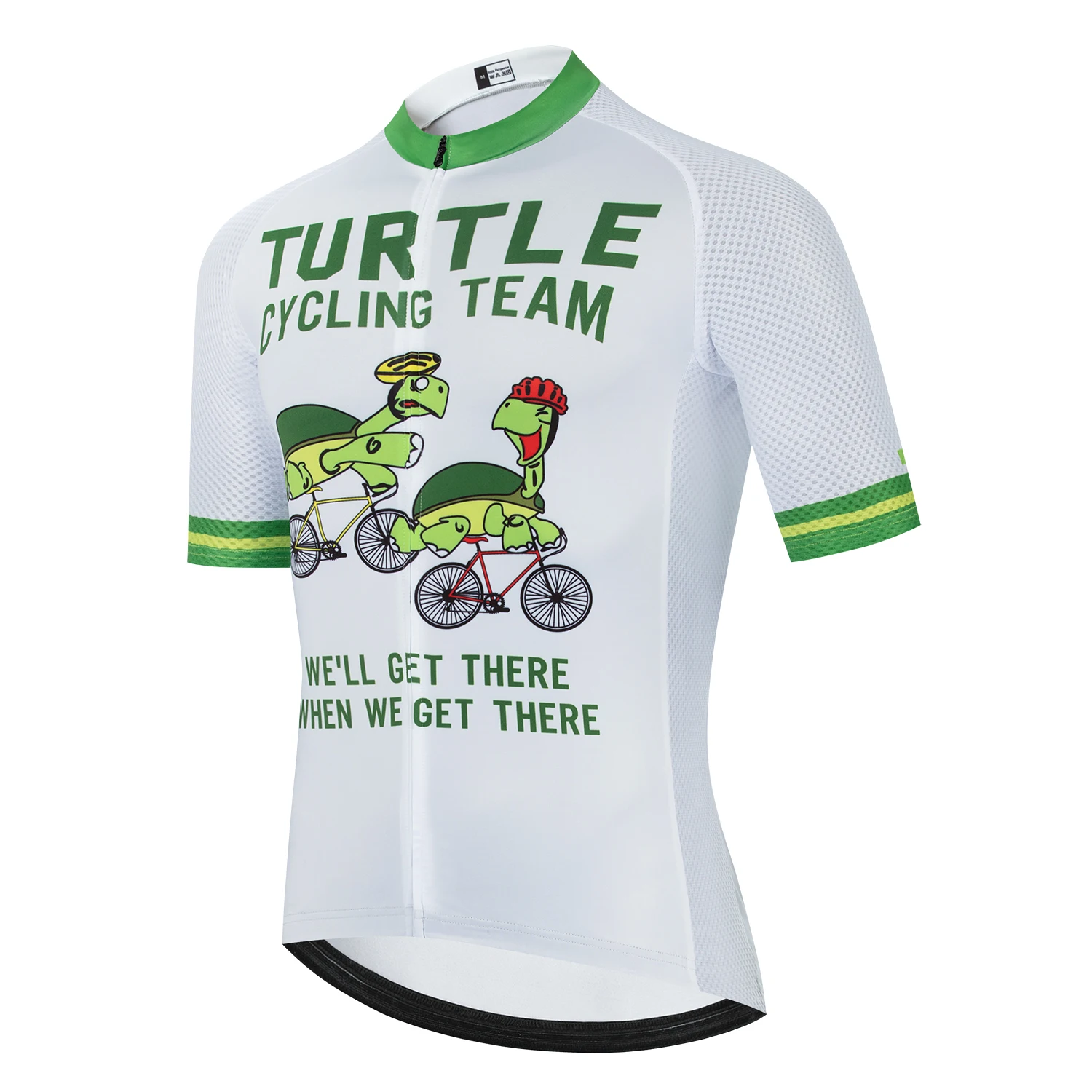 كارتون نمط السلحفاة طباعة الدراجات جيرسي الكبار الرجال قصيرة الأكمام ركوب الدراجة الملابس فريق تخصيص الملابس #3
