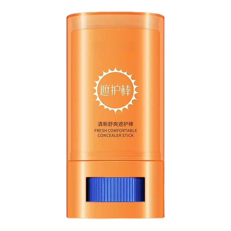 

Water-Resistant Sunscreen Stick Sport Sunscreen Roll On Lotion SPF 50+ Invisible Broad-Spectrum Face Sunscreen Cream Stick 20g