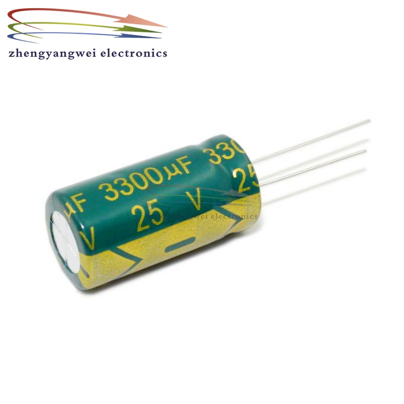 Imagem -04 - Capacitor Eletrolítico de Baixa Resistência de Alta Frequência Verde 13x25 mm 16v 4700uf 25v 330uf 35v 200uf 50v 1000uf 100v 330uf 10 Peças