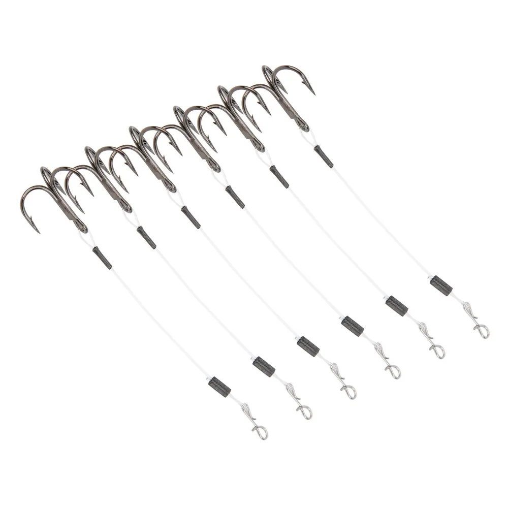 

6PCS Durable Stainless Steel Fishing Hooks 10cm Length Lightweight Bait Hooks Lure Fishing Hooks Freshwater Fishing