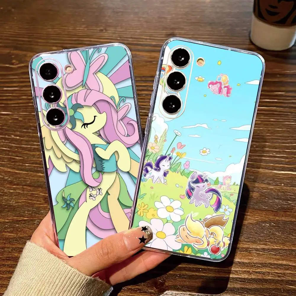 

My Little pony Phone Case Transparent Silicone Soft For SamsungA10,12,20,21S,30,31,40,50,51,52,70,71