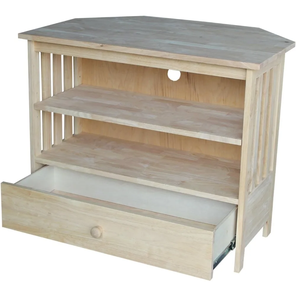 Meuble TV Mission Coin, inachevé