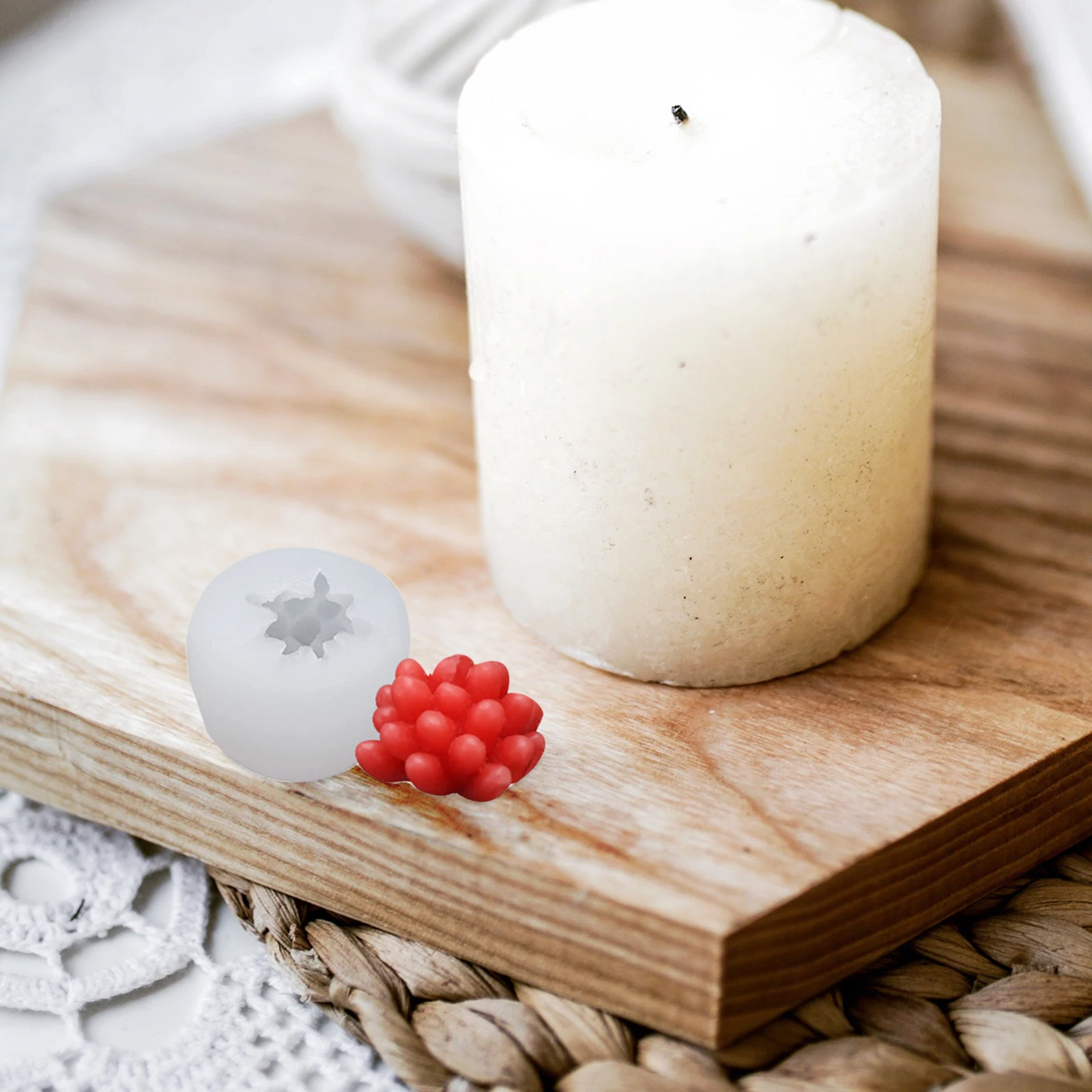 

6Pcs Succulent Plant Silicone Molds Flexible Smooth Surface DIY Mold for Making Soap Craft Supplies