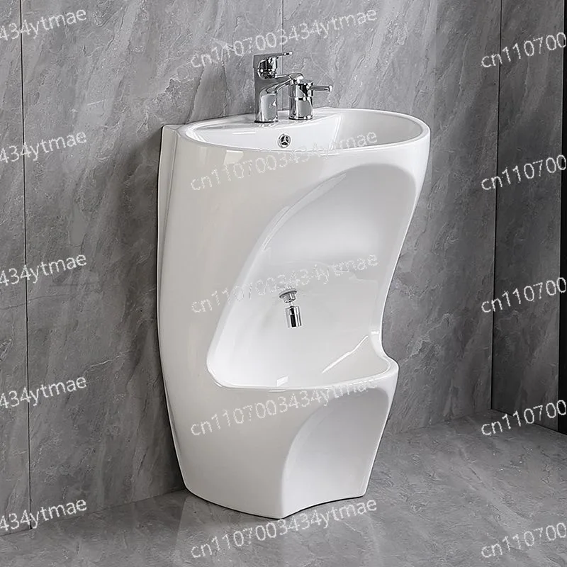 Ceramic Wall-Mounted Wudu Basin, Floor Standing Foot Wash Basin for Muslim Ablution & Prayer Cleaning