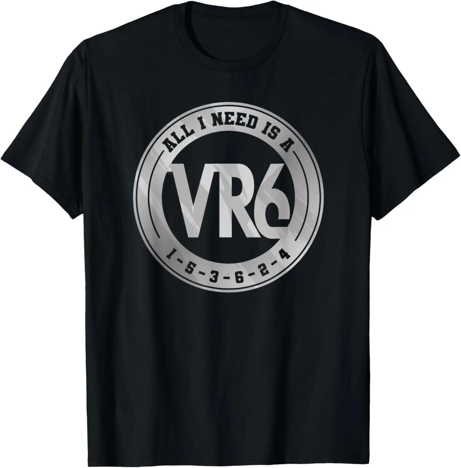 VR6 Turbo Engine 1-5-3-6-2-4 Car Tuning Six Cylinder VR6 T-Shirt