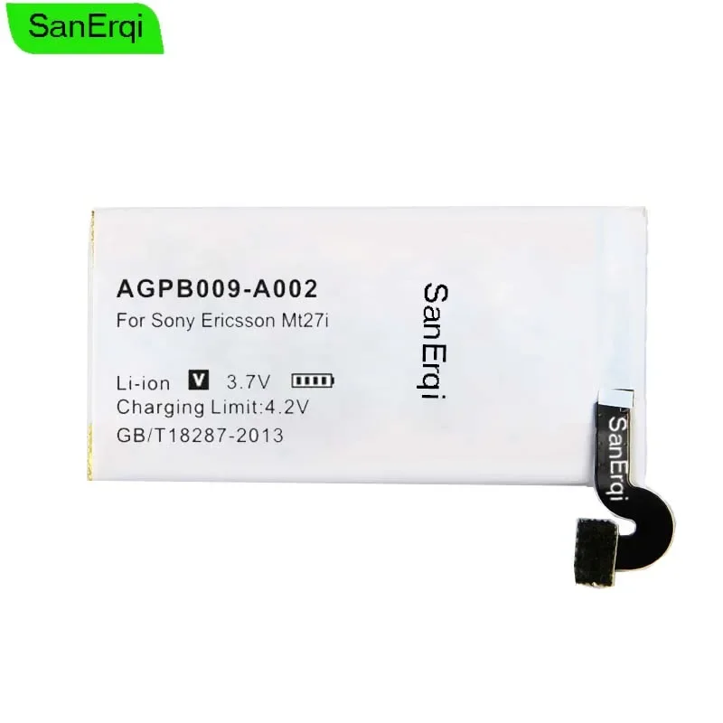 10pcs Battery 1265mAh For Sony Ericsson mt27i MT27 MT27i Battery for Xperia Sola phone Battery AGPB009-A002 B
