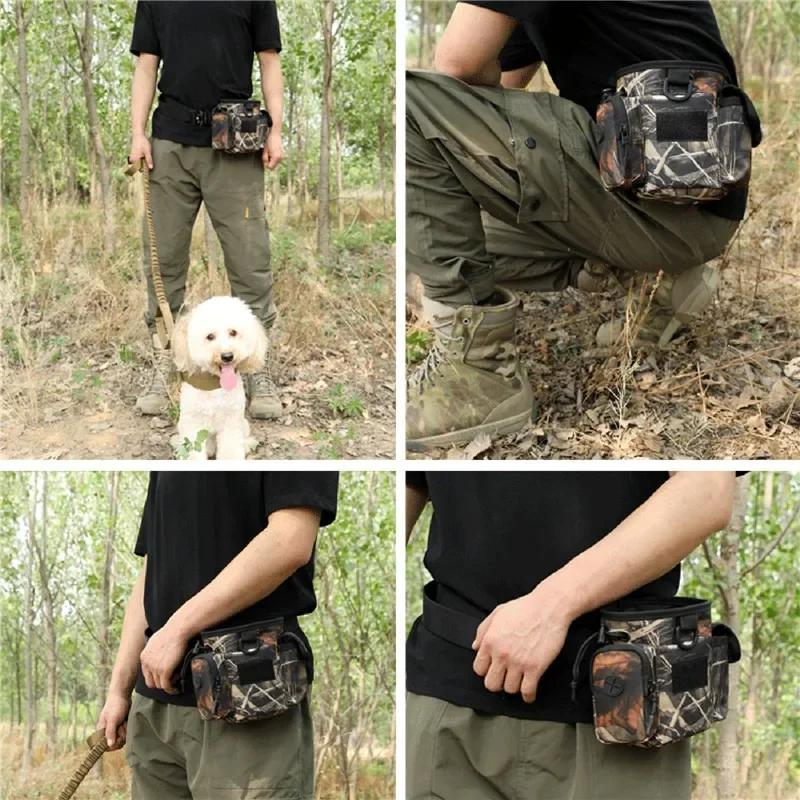 Portable Dog Treat Bag Outdoor Dog Treat Pouch For Training Feeding Bag Large Capacity Pet Trainer Waist Bag Dog Supplies - view 2