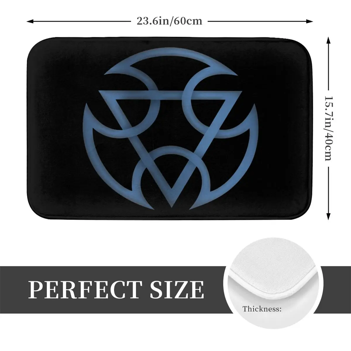Sub Zero Lin Kuei Mortal Kombat Non-slip Doormat Floor Mat Absorbent Mat Carpet Rug for Kitchen Entrance Home Balcony Footpad