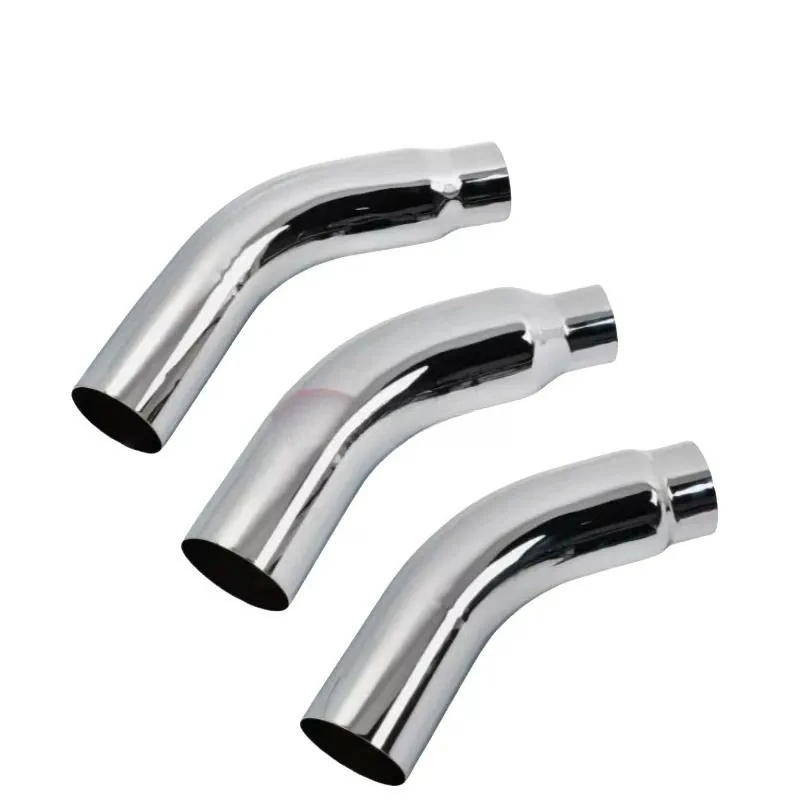 Low Price Exhaust Pipe Truck Exhaust System Elbow Tip in Chrome 4'', 5'' for I.D and 5'', 6'', 7'', 8'' for O.D, 23'' for