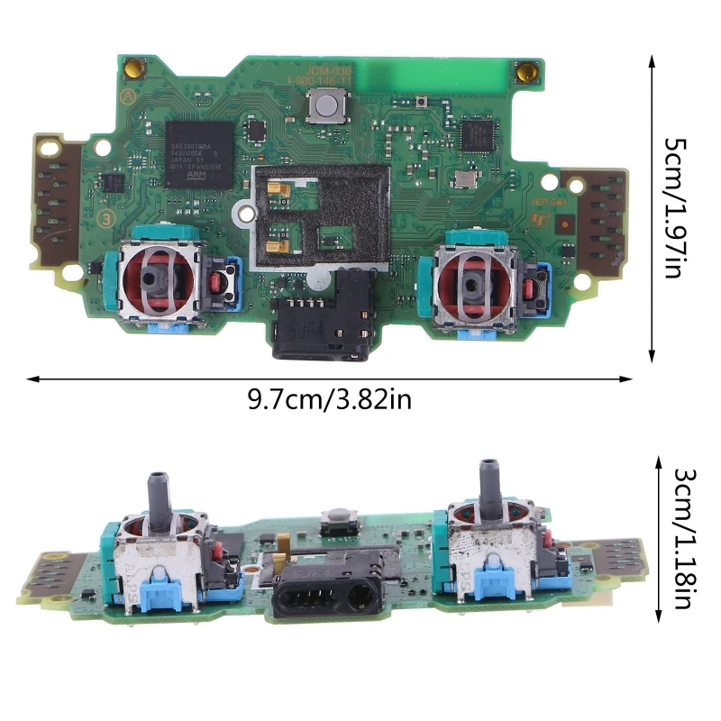 Placa base de repuesto de circuito principal, Joystick para controlador Delgado, pieza de reparación de JDM-030