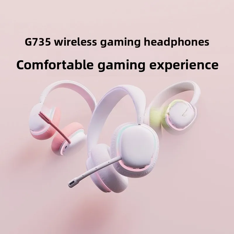 Afbeelding 3: G735 Aurora Draadloze Bluetooth Gaming Headset Microfoon Headset RGB Lichteffect Oproepfunctie