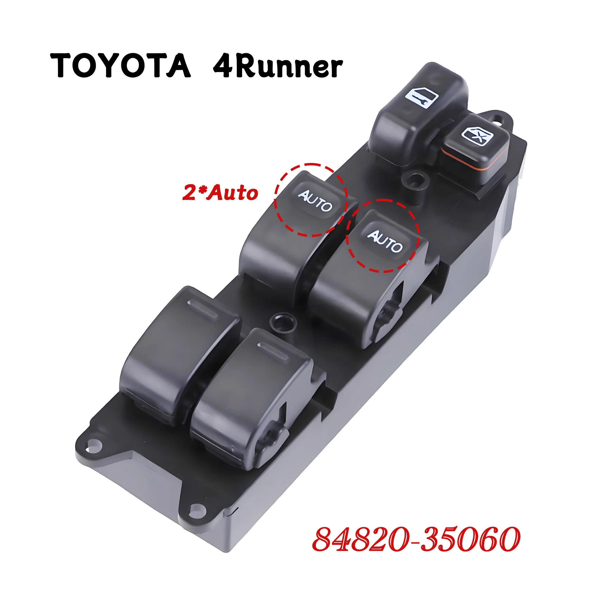 

84820-35060 Front Left Car Auto Power Window Control Switch Button For For Toyota 4Runner 1995 1996 1997 1998-2002 8482035060