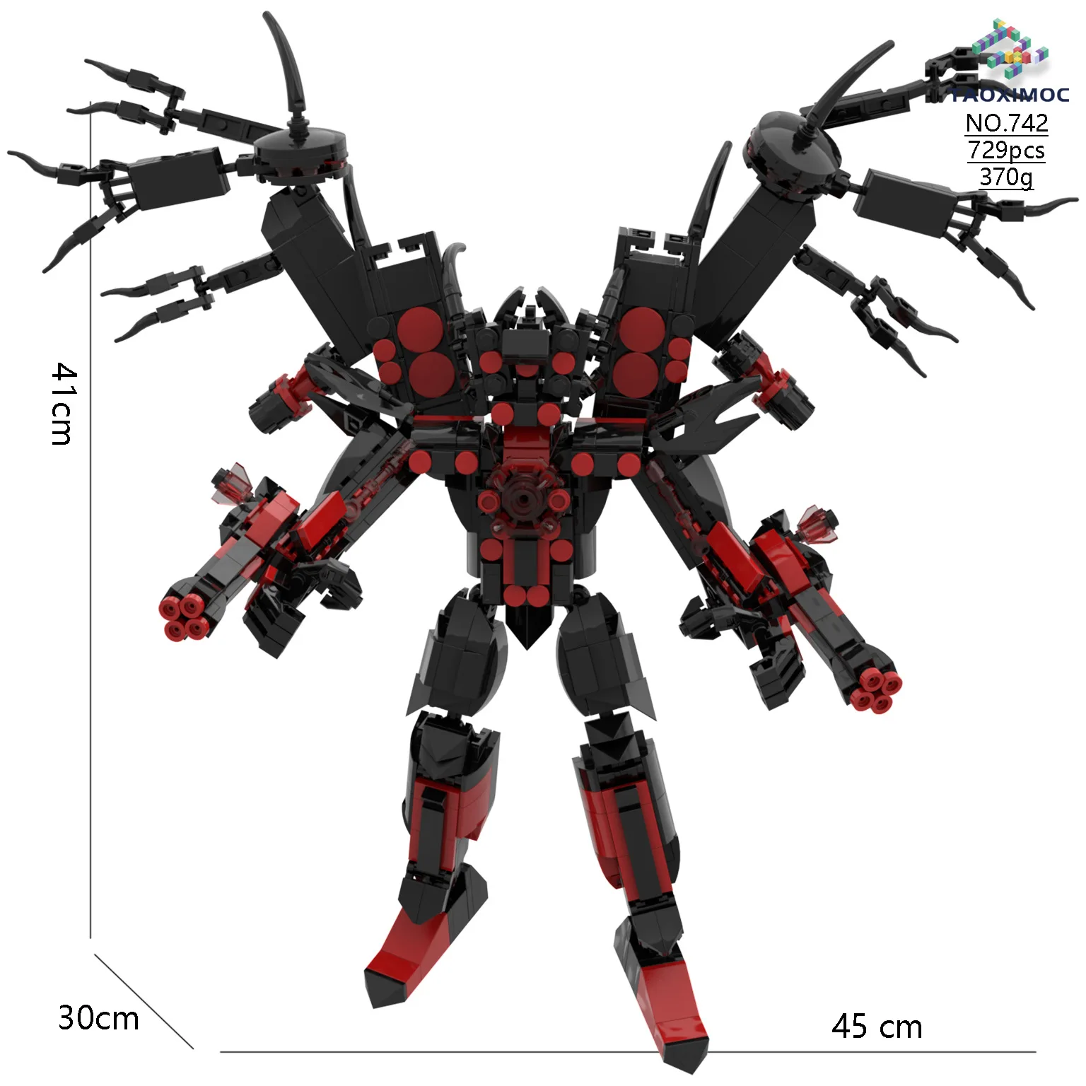 

Skibidi Toilet MOC Abstract Robot Building Blocks Compatible With LEGO Trisome Titan Speaker Man Model Bricks Toys