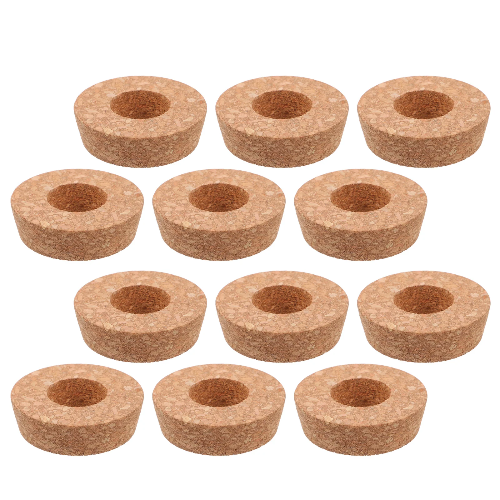 

12Pcs Hydroponic Vase Corks Center Hole Cork Stoppers Terrarium Bottle Caps Glass Planter Lids Propagation Mason Jar Replacement