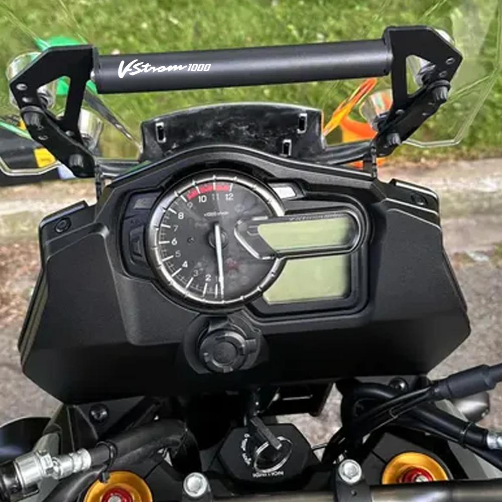 

For Suzuki V-Strom DL 650 DL650 DL650XT 2017~2024 2014-2020 VStrom 1000 DL1000 12MM Charger Handlebar Holder Navigation Bracket