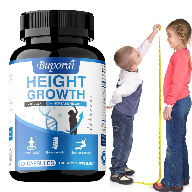 

Height Growth - with Vitamins and Calcium Zinc Improves Bone Strength Natural Capsules Promotes Growth Improve Immunity