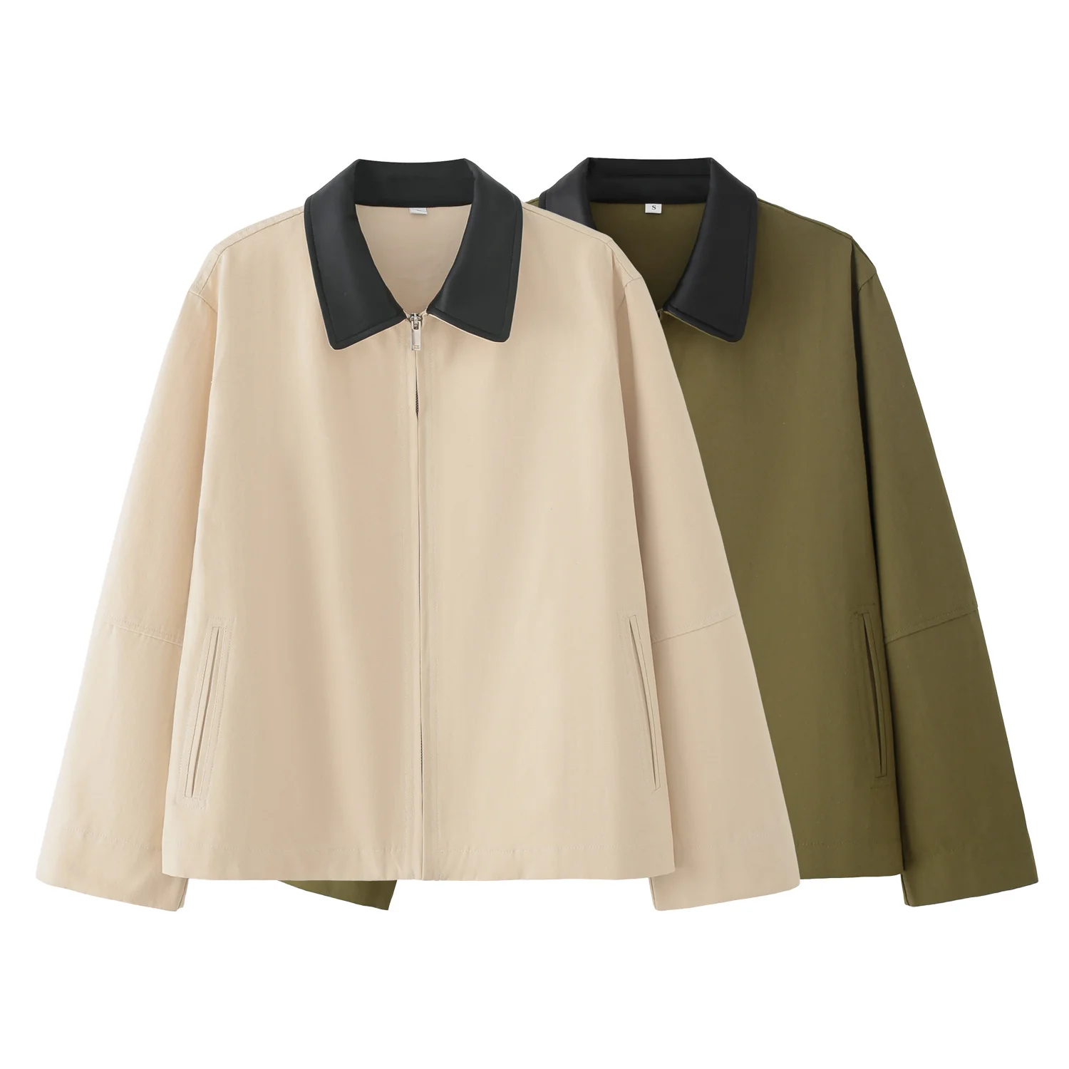 

2025 ЖЕНСКАЯ мода в европейском и американском стиле, летняя новинка, свободная куртка из искусственной кожи с лацканами, верхняя одежда Mujer