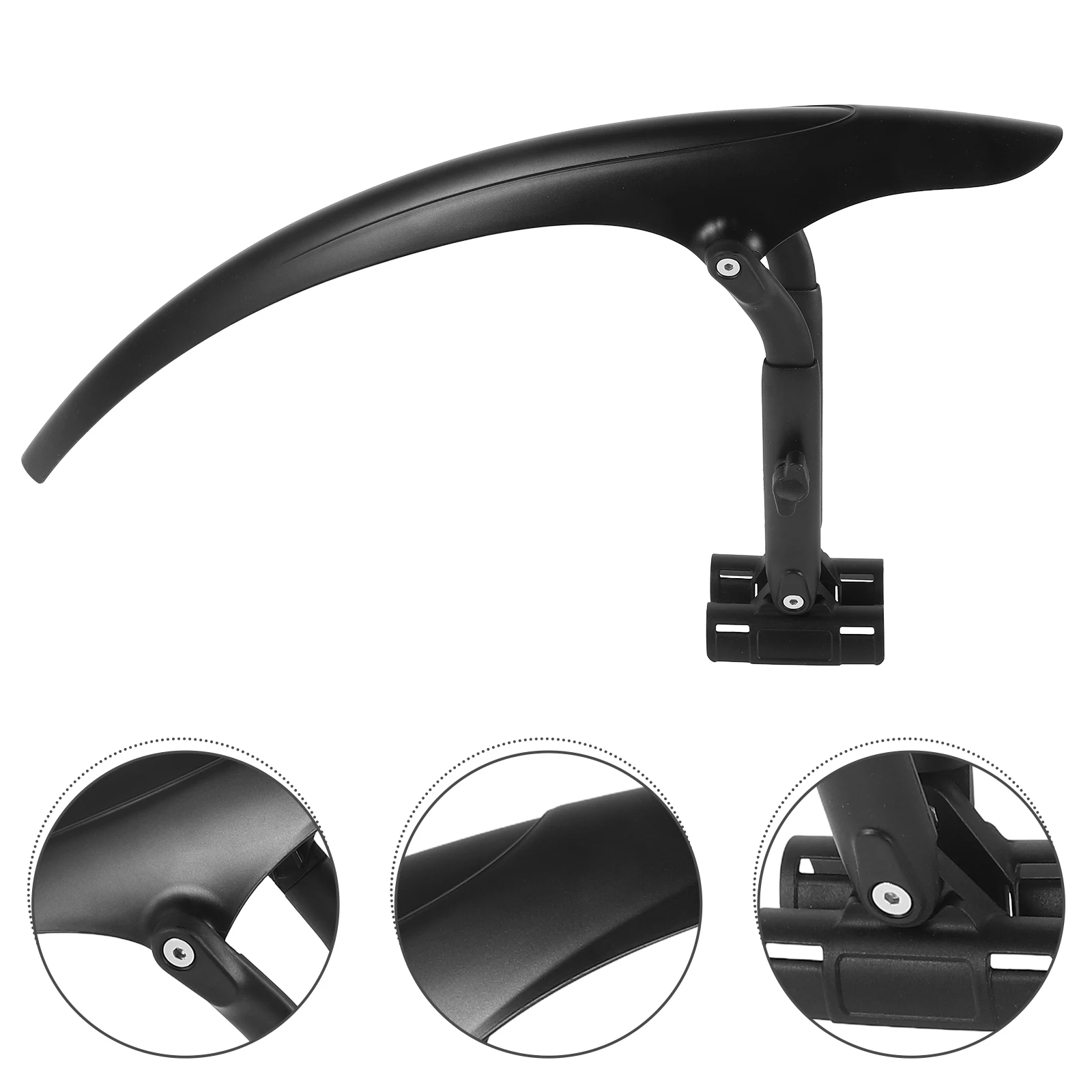 

Front Mud Guard for Mountain Bike PP Material Adjustable Protection Rear Road Bicycle Mudguard Splatter Shield