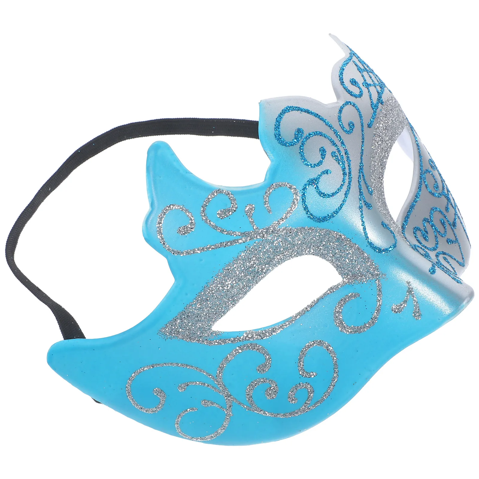 

Painted Mask Half Face Gold Purple Reusable Masquerade Party Mask Prop Halloween Cosplay Accessory Elegant Design