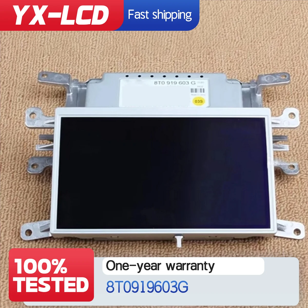 8T0919603E 8T0919603F 8T0919603G 6.5Inch LCD Display Screen For A4 B8 A5 Q5 09-16 MMI M-edia Car GPS Navigation Radio