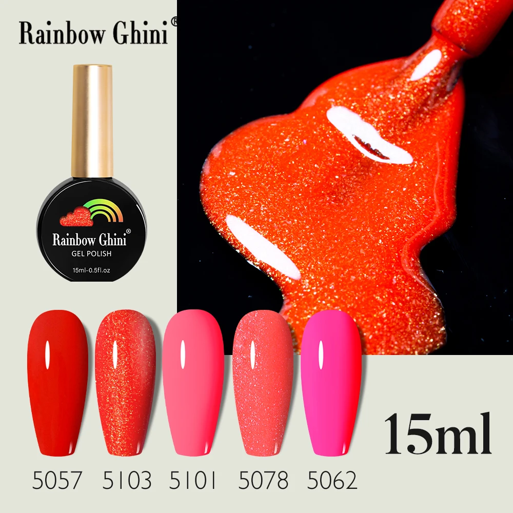 RG 15 مللي HEMA & TPO سلسلة الصيف المجانية طلاء جل الفلورسنت في نمط رياضي YK2 طلاء الأظافر مناسبة للحفلات مسمار الفن UV جل