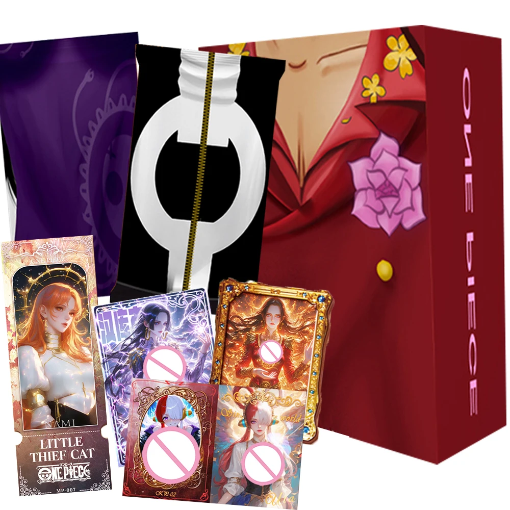 

Anime One Piece Collection Cards Nefertari D. Vivi Boa·Hancock Goddess Exclusive Character Exquisite Hobby Cards Gifts for Boys