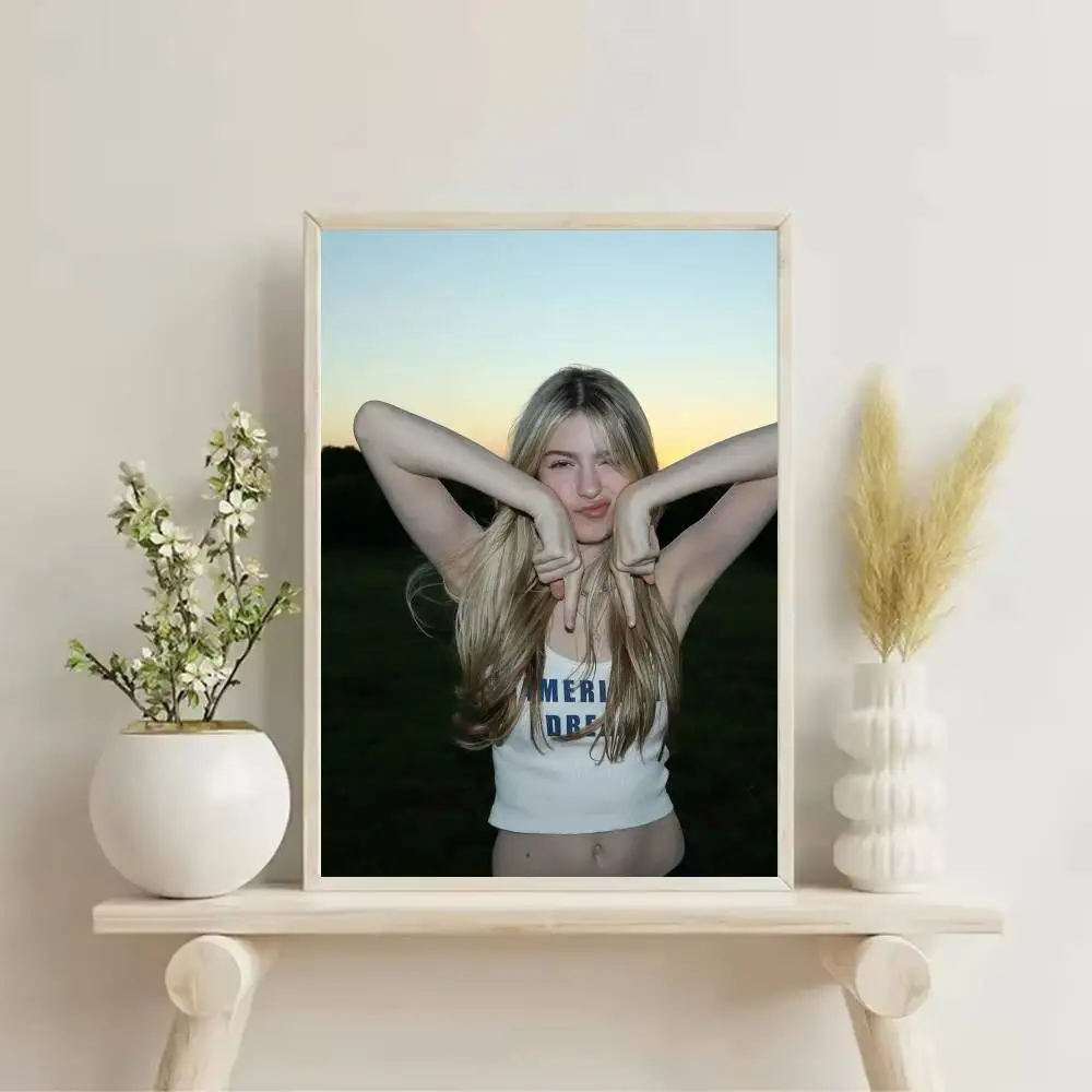 M-Mckenna G-Grace Teen Icon Poster Self-adhesive Art Waterproof Paper Sticker Coffee House Bar Room Wall Decor