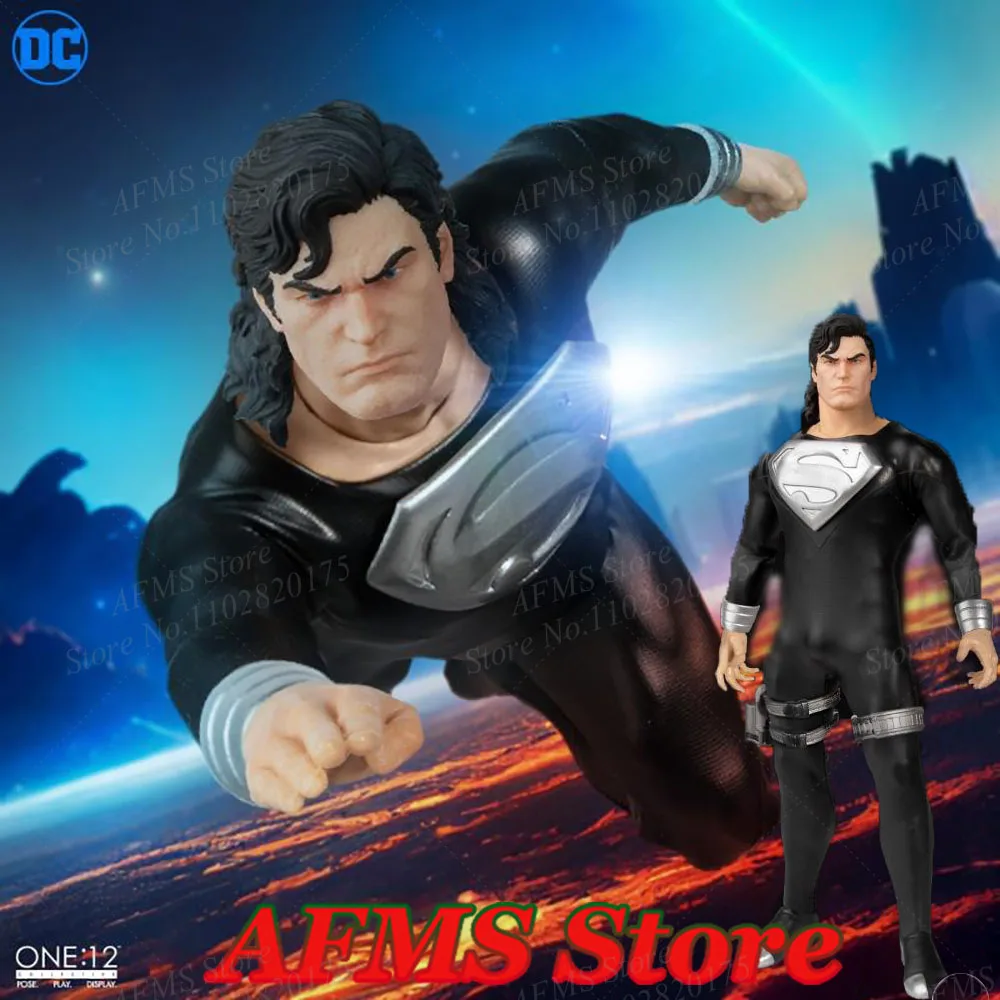 Deluxe Edition Mezco 1/12 Sammler figur Superman Krypton Held erholen Anzug Edition 6 Zoll Action figur Modell