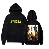 Invincible Variants Comfort Color Invincible vs Conquest hoodie men women vintage Long sleeve streetwear loose oversized unisex