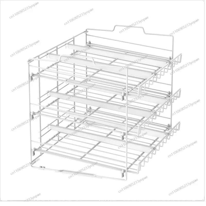 

Многослойная бытовая полка от пола до потолка, большая вместительная съемная полка для кухонных мелочей, штабелируемая полка для консервных закусок