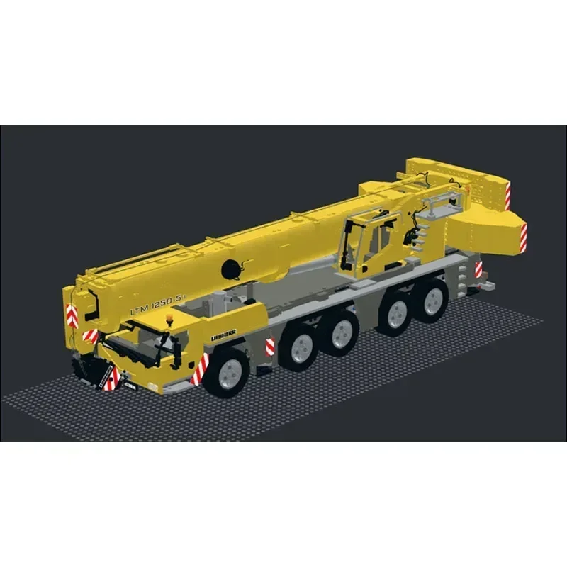 LTM 1250-5.1MOC-57421 City Transport Construction Crane Crane Electric RC Toy Mobile Crane 4599pcsBuildingBlockToy Birthday Gift