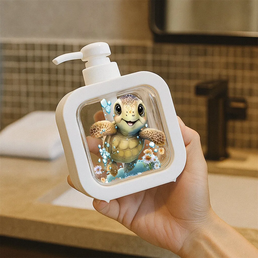 

Cute Turtle Soap Dispenser(Pump): Moisturizing Hand Soap, For Bath/Kitchen Sink, Bath+Kitchen Decor