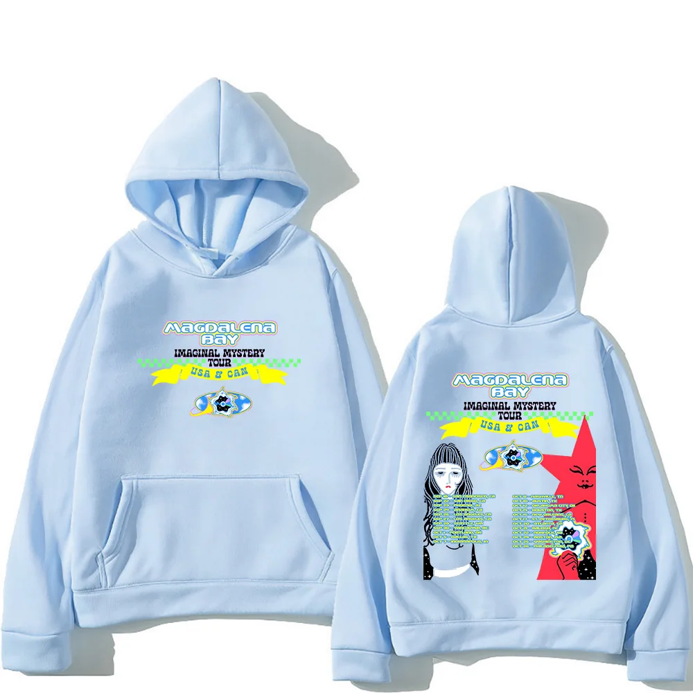 Bluzy z kapturem Magdalena Bay Imaginal Mystery Tour, nowa estetyka Harajuku, modne bluzy damskie i męskie, wysoka jakość.