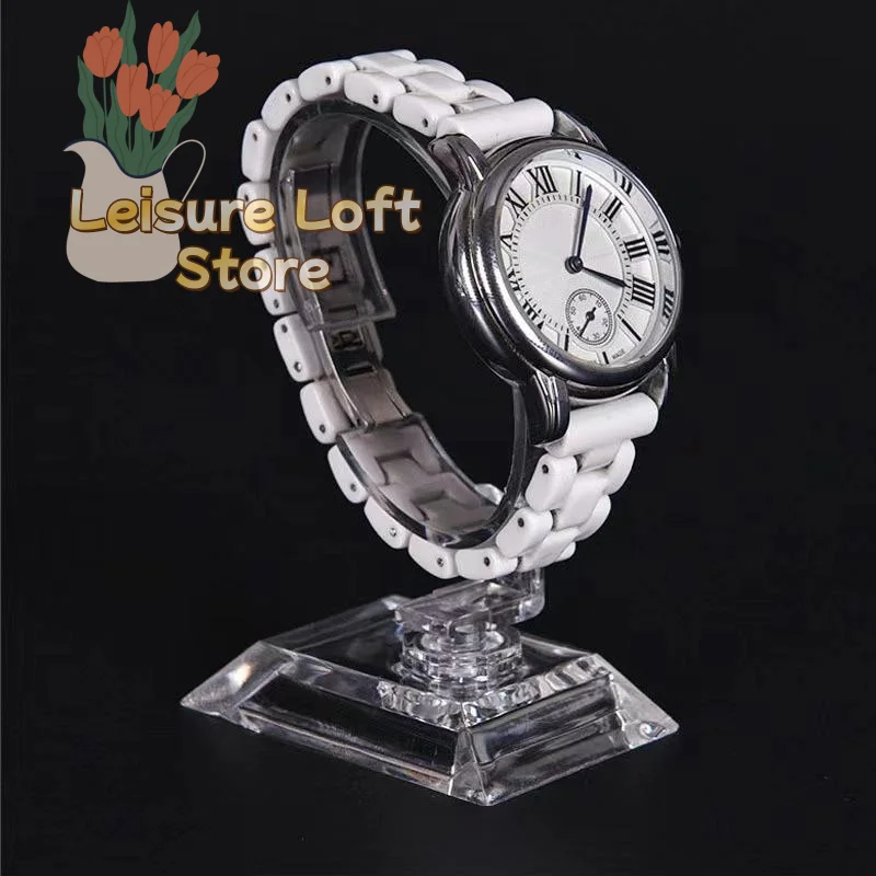5 Pcs Clear Watch Display Stand Transparent Bracket Portable Bracelet Jewelry Display Prop for Craft Fair Vendors
