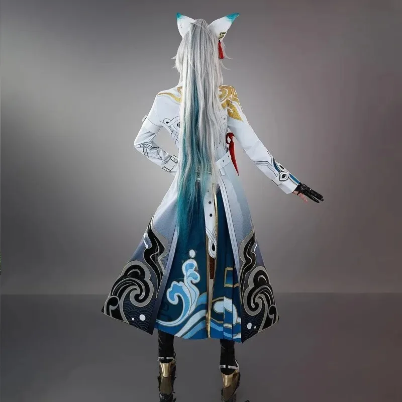 DY20Collab 시리즈: Feixiao 코스프레 게임 Honkai: 스타 레일 Feixiao 코스프레 의상 롤 플레잉 유니폼 할로윈 애니메이션 파티 드레스 U