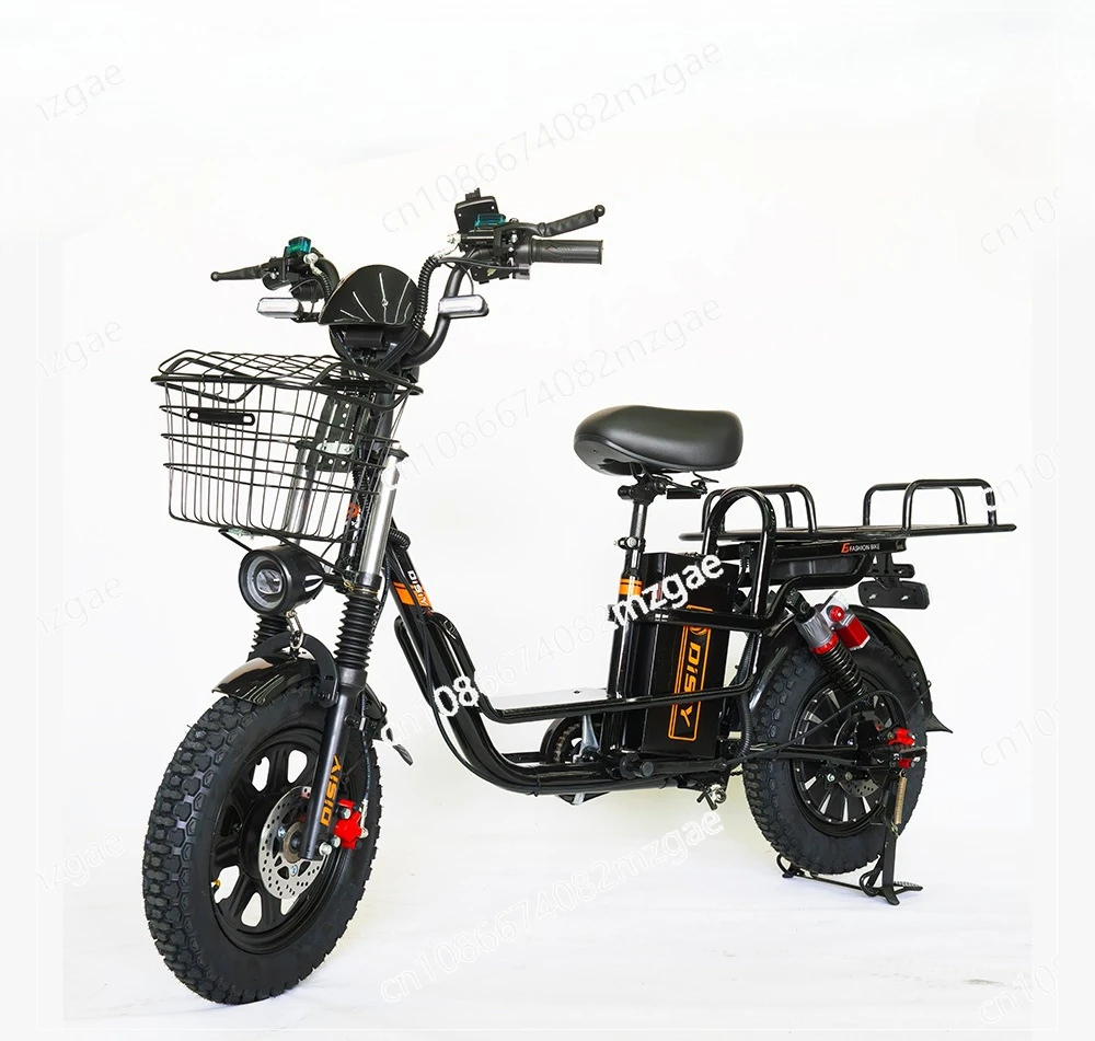 

16 inch 48V6/0V00W electric bicycle moped lithium battery Harley oil brake export foreign trade load king