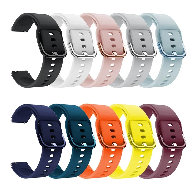 Pulseira de silicone suave para Garmin Venu 2, Pulseira, Correa, Forerunner, 158, 55, 245M, 645, Vivoactive 3, 4, Venu SQ, Banda 2 Plus