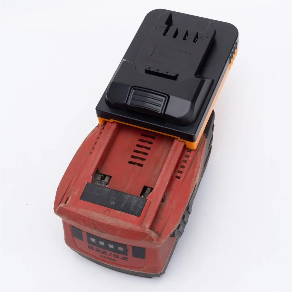 Para hilti 22v b22 (B22-2.6, B22-4.0, B22-8.0) bateria de íon-lítio para parkside x20v adaptador/conversor de ferramentas de broca sem fio (apenas adaptador)