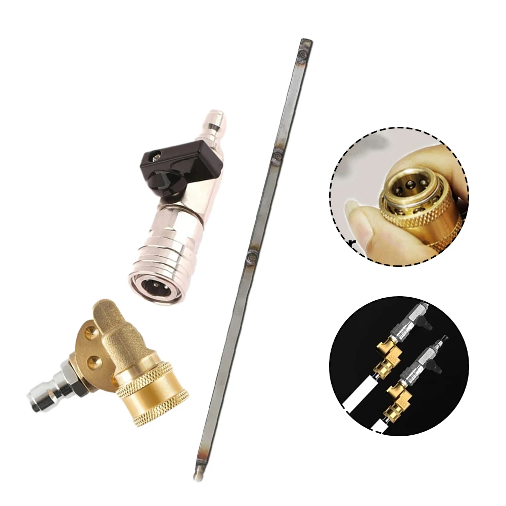 

High Pressure Washer Extends Rod Kit Heavy Duty Large Truck Vehicle Water Tank Gas Radiator Condenser Clean Water Spray Rod Tool