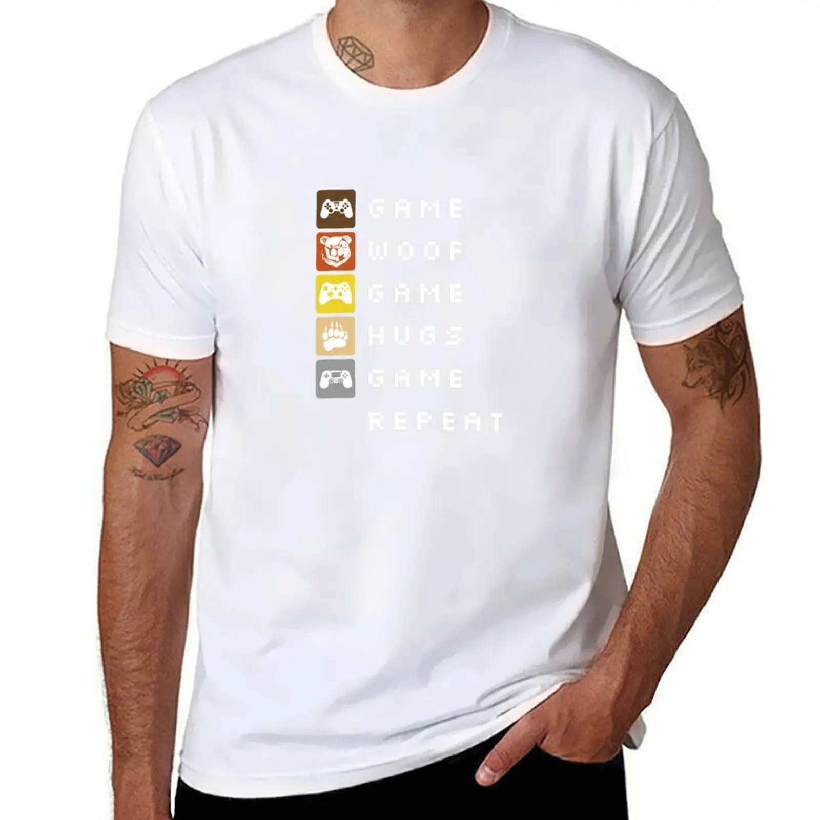 

ROBUST BEAR REPEAT 02 T-Shirt t shirts for man graphic vintage man t shirt luxury T-Shirt