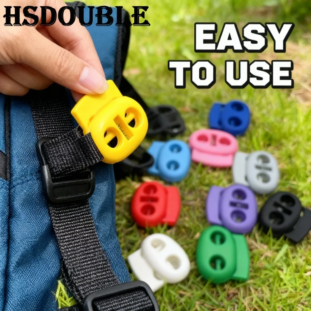 Plastic Cord Lock Stopper Clips for Drawstrings