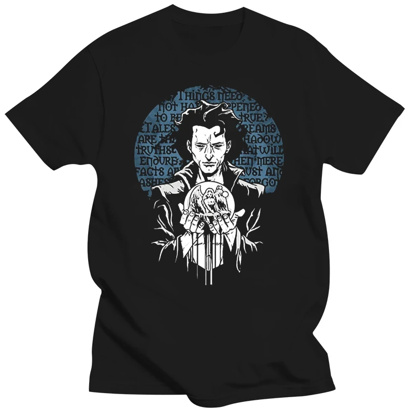 The Sandman T Shirt Comics 100% Cotton Digital Print High Quality 100% Cotton Tee Tops Neil Gaiman Tshirt