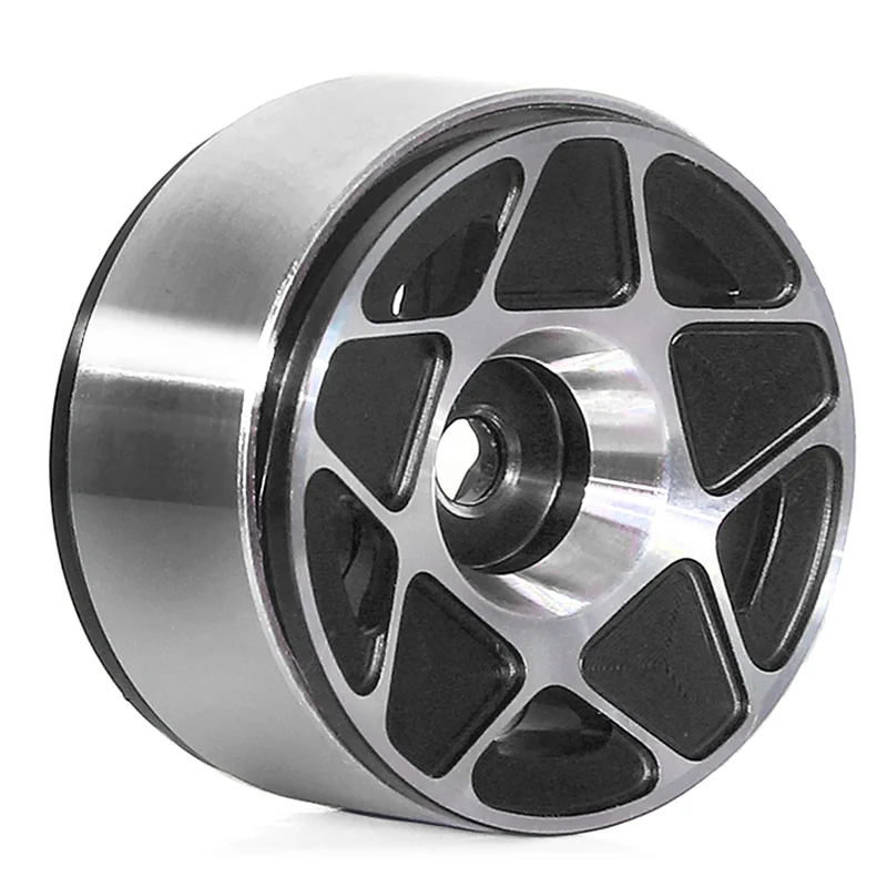 

Hot-4Pcs 1.0Inch Metal Beadlock Wheel Hub Wheel Rim For 1/18 1/24 RC Crawler Car TRX4M Upgrade Parts Accessories