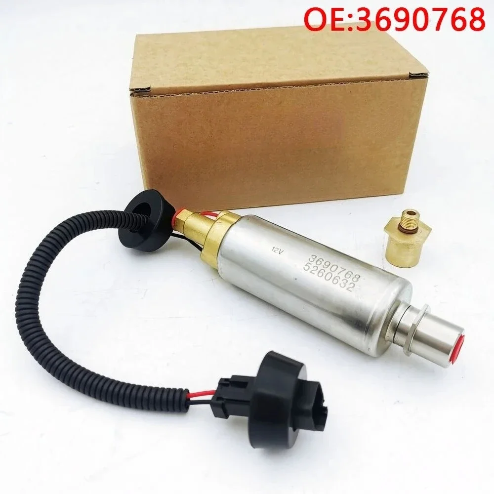 12V Fuel Transfer Pump 3686718 3690768 for ISX QSX Mining Dump Truck