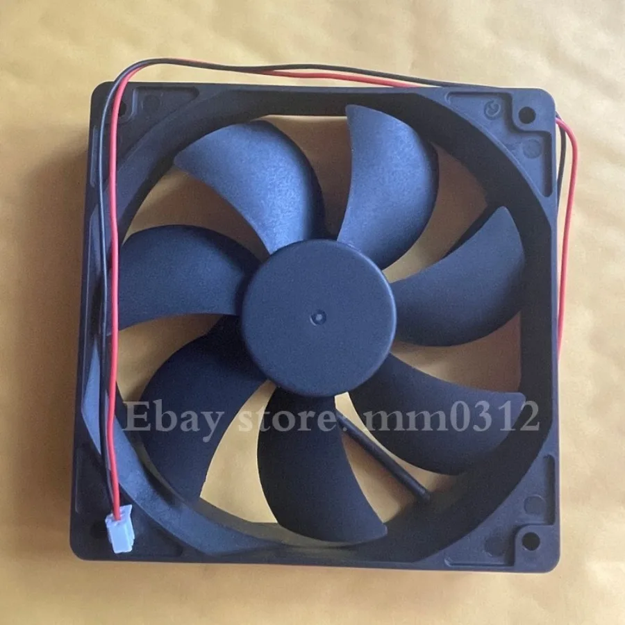 1pcs for RUNDA RD12025B12H DC12V 0.60A 12cm double ball 2-wire fan