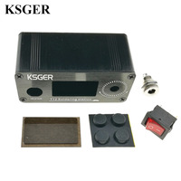 KSGER T12 MINI Soldering Iron Station Unit Case For STM32 OLED DIY Kits Electric Controller Welding Tools Aluminum Alloy Case