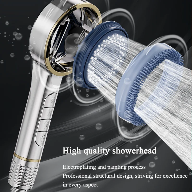 

Multi-functional Shower Head Filtered Supercharged Four-speed Adjustment With Water Seal Home Shower Bathroom Accessories