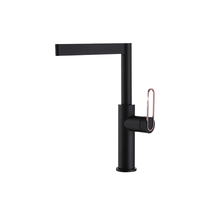 

Modern Single-Handle Brass Kitchen And Bathroom Faucet Luxury Home Design With Hot Cold Faucet Spray Creative Bar Style